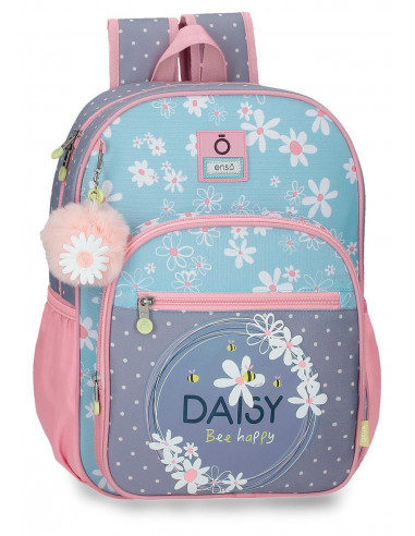 MOCHILA 38CM.ENSO DAISY AZUL